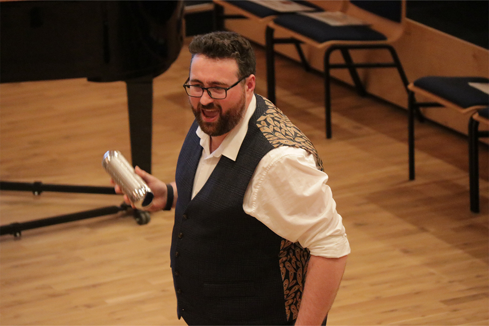 Ashford Youth Choir conductor and vocal specialist Daniel Moulton