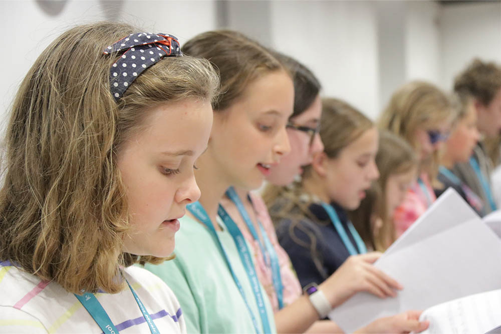 Learning to sing together at Gravesham Music Centre