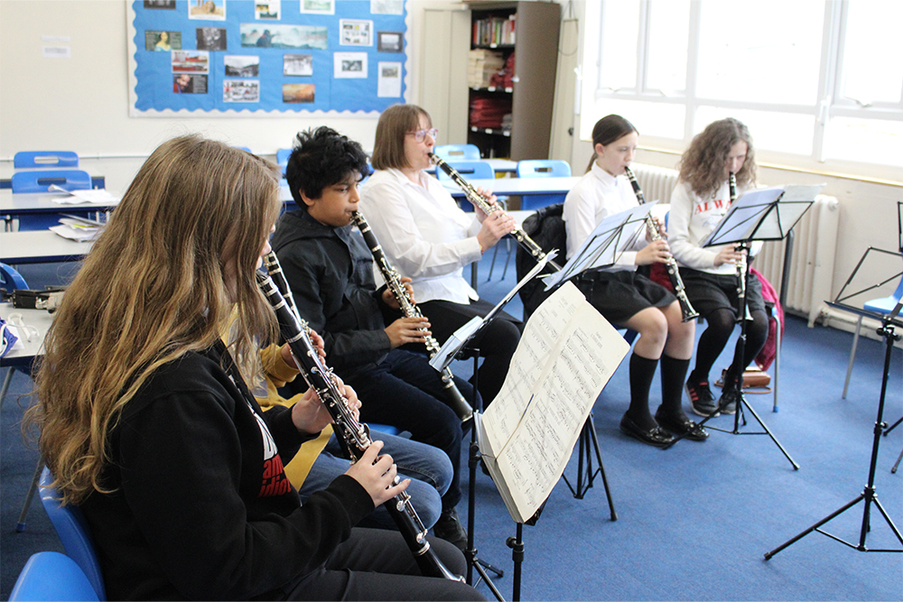 Kent Music Medway Towns Music Centre MTMC Junior Clarinet Ensemble