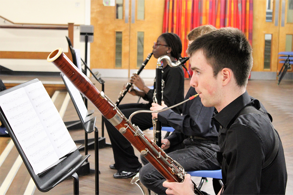 Bassoon playing in the West Kent Youth Orchestra