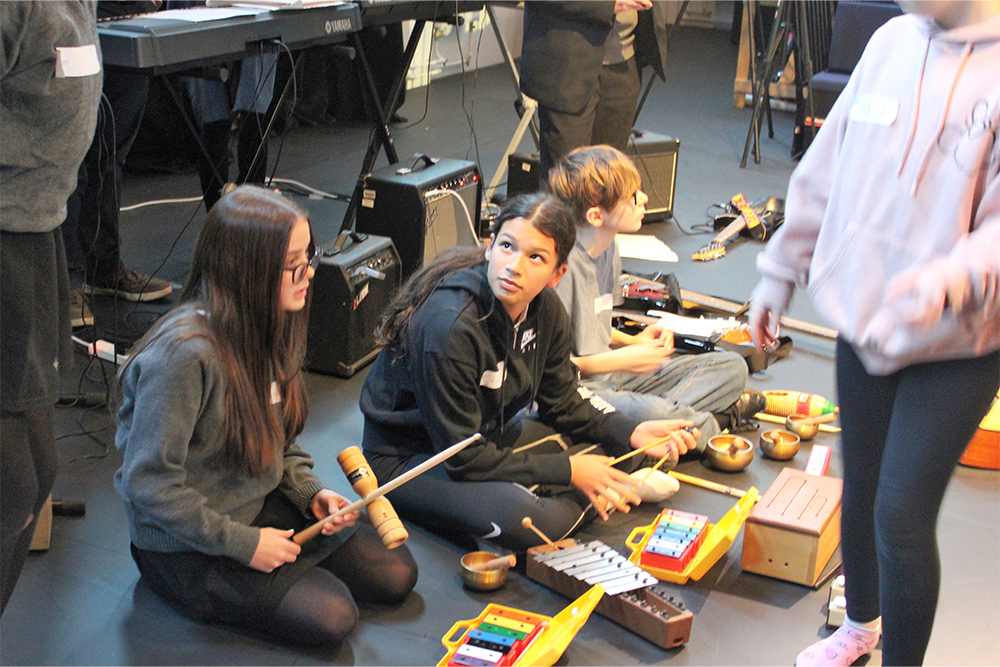 Kent and Medway Music Hub National Plan for Music Education, students in school learning music